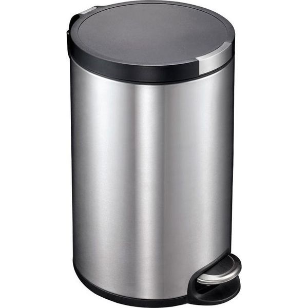 Eko - Pattumiera A Pedale Artistic 12 Litri - Acciaio Inox Plastica - Acciaio Inox Opaco-image