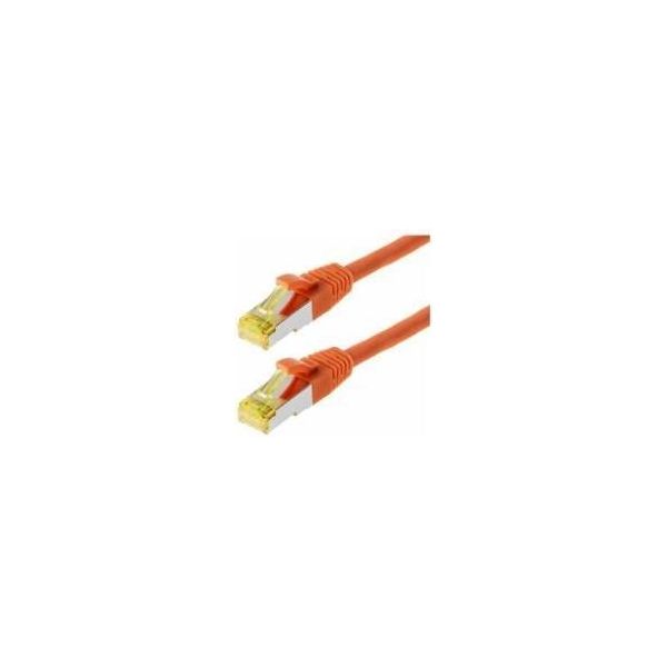 Helos - Patchkabel - RJ-45 (M) - RJ-45 (M) - 15 M - Sftp-Kabel (Pimf) - Cat 6A - Orange-image
