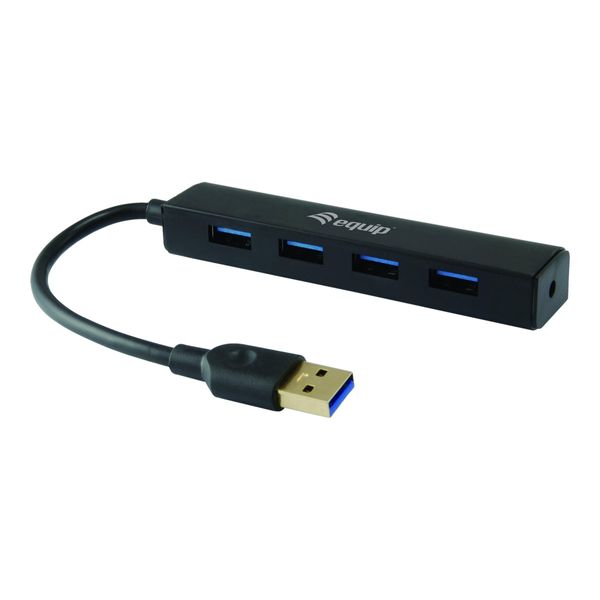 Equip 128953 Hub Di Interfaccia Usb 3.2 Gen 1 (3.1 Gen 1) Type-A 5000 Mbit/S Nero-image