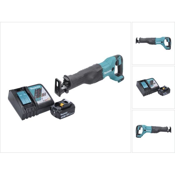 Sega A Nastro A Batteria Makita Djr 186 RF1 18 V + 1X Batteria 3,0 Ah + Caricabatterie-image