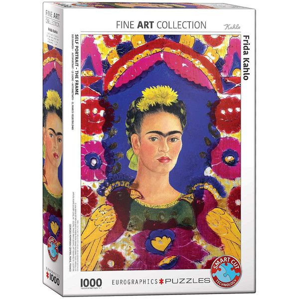 Eurographics Puzzle Ritratto Di Frida Kahlo In Cornice 1000 Pezzi-image