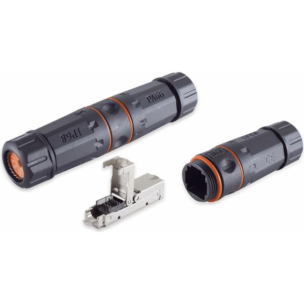 S/Conn Connettività Massima Cavo Patch Adattatore Di Rete Accoppiamento Connettore Lsa, Cat 6A, IP68, Esterno (08-01047)-image