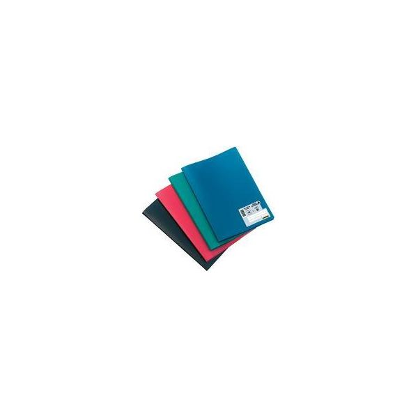 Raccoglitore Elba "Memphis"", Din A4, Con 80 Buste, Colori Assortiti: Blu, Nero, Rosso, Verde"-image