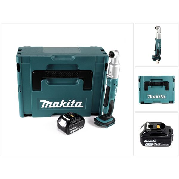 Makita Dtl 061 T1J Avvitatore A Impulsi A Batteria 18V 1/4" 60Nm + 1X Batteria Ricaricabile 5.0Ah + Makpac - Senza Caricabatterie"-image