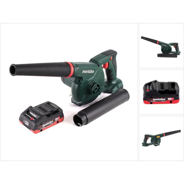 Metabo Ag 18 Soffiatore A Batteria 18 V + 1X Batteria Lihd 4,0 Ah - Senza Caricabatterie-image