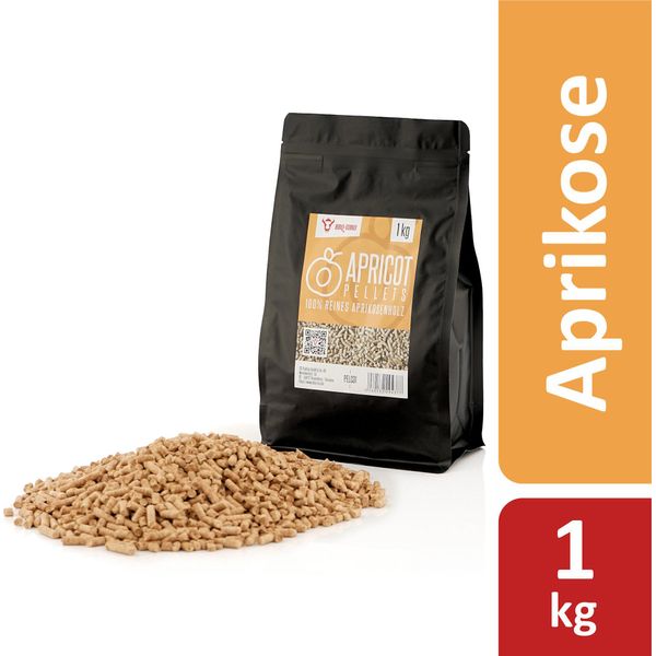 Bbq-Toro Pellet Di Albicocca Al 100%, 1 Kg, Legna Da Stufa Per Barbecue, Affumicatori, Barbecue E Molto Altro-image