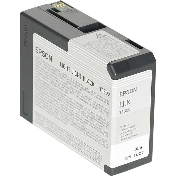 Epson T5809 - 80 Ml - Nero Chiaro - Originale - Cartuccia D'inchiostro - Per Stylus Pro 3800, Pro 3880-image