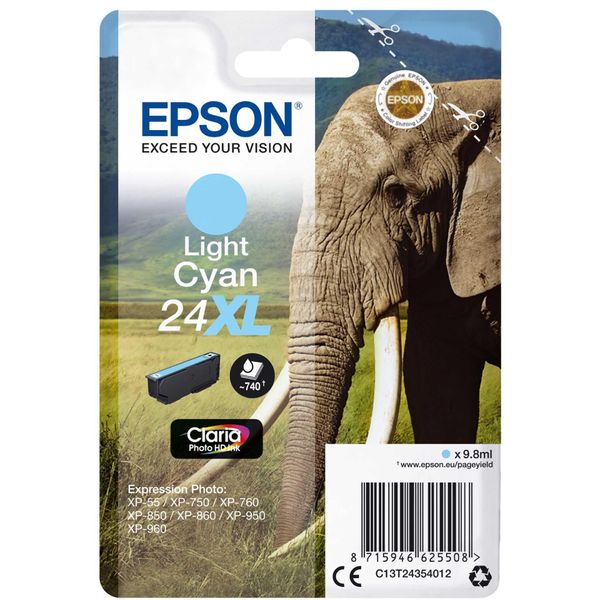 Epson 24XL - 9,8 Ml - Xl - Ciano - Originale - Cartuccia D'inchiostro-image
