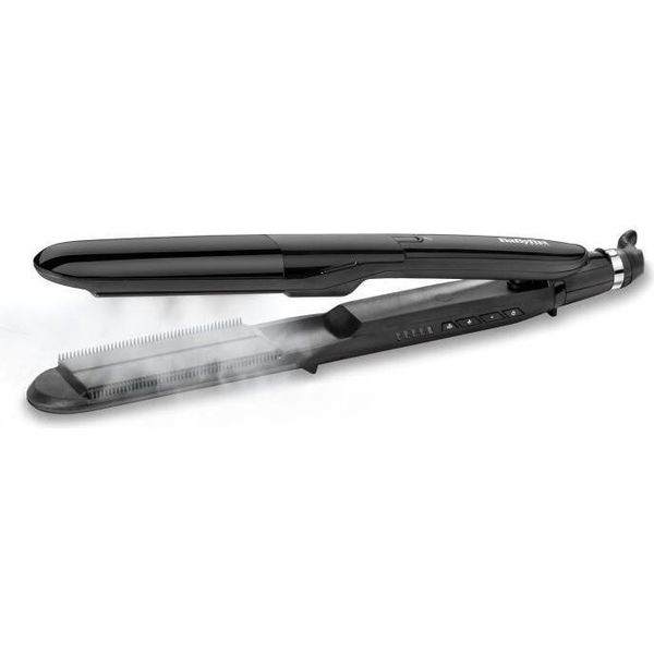 Babyliss ST492E Messa In Piega Piastra Per Capelli Vapore Nero 2,5 M-image