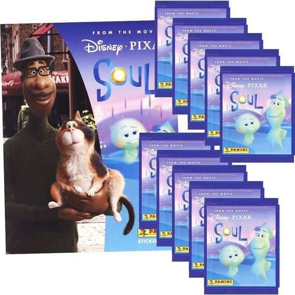 Disney Soul Movie - Figurine Da Collezione - 1 Album + 10 Bustine-image