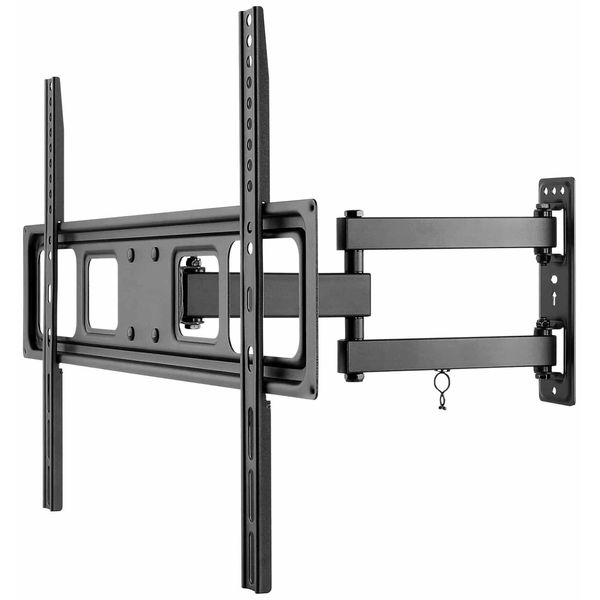 Goobay | Supporto Da Parete | Supporto Tv Basic Fullmotion (L) | Inclinazione, Rotazione | Nero-image