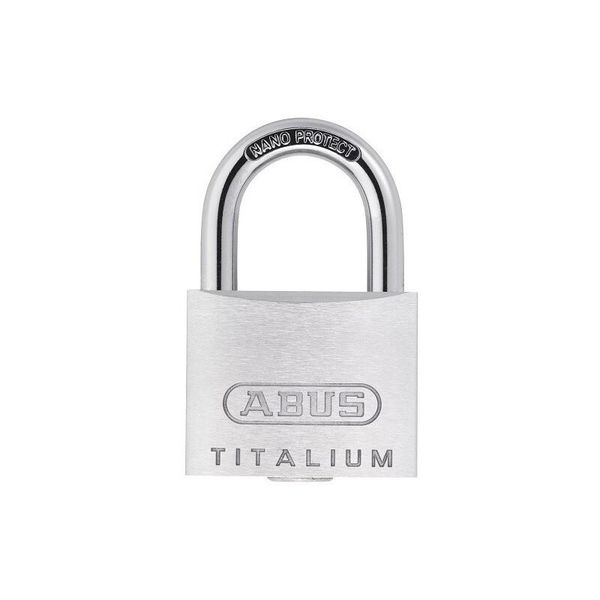 Abus -Padlock Titalium 64Ti 35 - 35 Mm, Grigio - Lucchetto Per Bicicletta-image