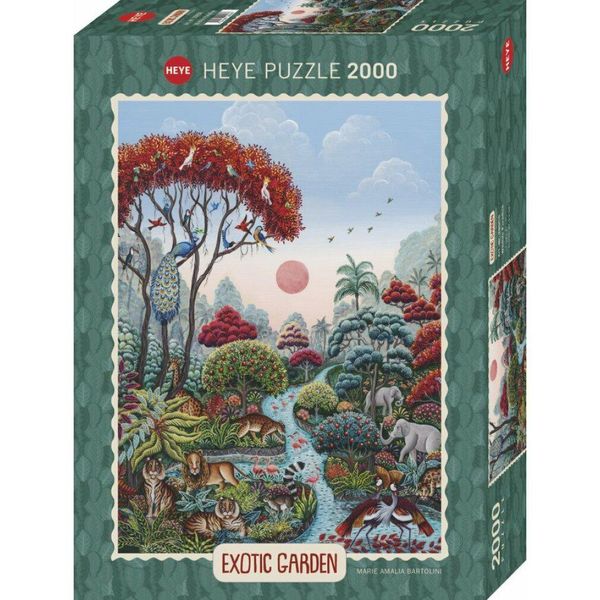 Heye Puzzle Giardino Esotico: Il Paradiso Della Natura Selvaggia 2000 Pezzi-image