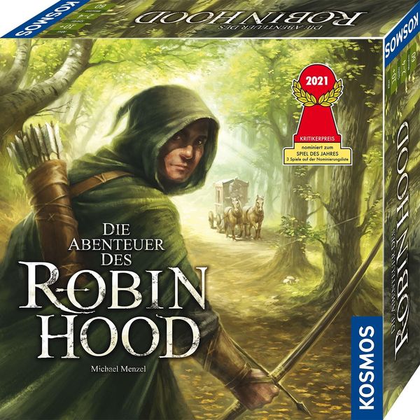 Kosmos Die Abenteuer Des Robin Hood, Gesellschaftsspiel, Kooperatives Abenteuer-Spiel, Brettspiel, Ab 10 Jahren, 680565-image