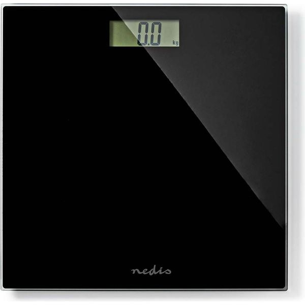 Bilancia Pesapersone | Digitale | Nera | Vetro Temperato | Capacità Massima Di Pesatura: 150 Kg-image