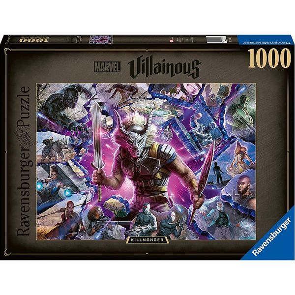 Ravensburger Marvel Villainous: Killmonger Gioco Di Puzzle 1000 Pezzo(I) Comics-image