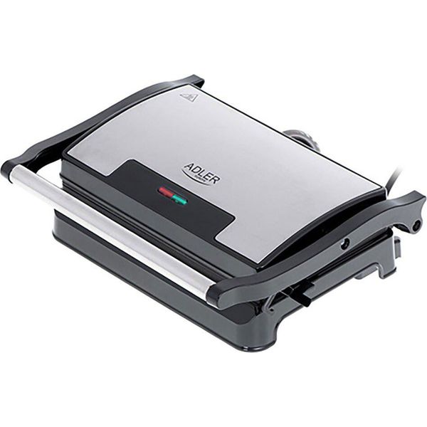 Adler | Ad 3052 | Grill Elettrico | Da Tavolo | 1200 W | Acciaio Inox-image