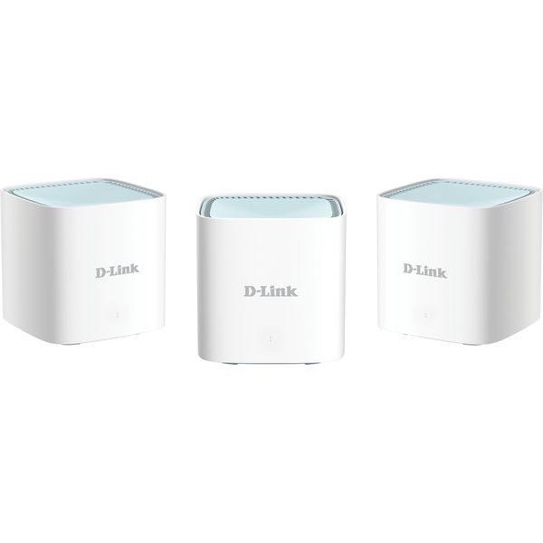 D-Link | Eagle Pro Ai AX1500 Mesh System | M15-3 (3-Packet) | 802.11Ax | 1200+300 Mbit/S | Porte Lan Ethernet (RJ-45) 10/100/1000 Mbit/S | Mesh System Sì | Mu-Mimo Sì | Nessuna Connettività Mobile | Ant-image