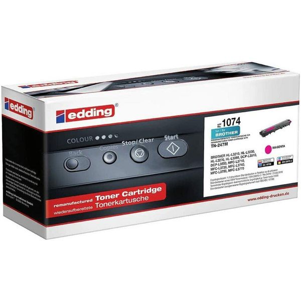 Edding 18-1074 Edding EDD-1074 Toner Magenta Compatibile Con Brother TN-247M-image