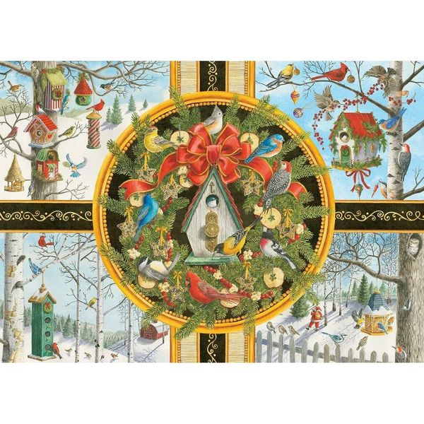 Ravensburger Puzzle Di Natale Dell'uccello Canoro Xxl 500 Pezzi-image