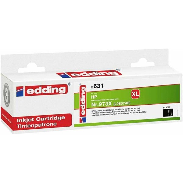Cartuccia Di Stampa Edding 18-631 Edding EDD-631 Nero Compatibile Con Hp 973X (L0S07AE)-image