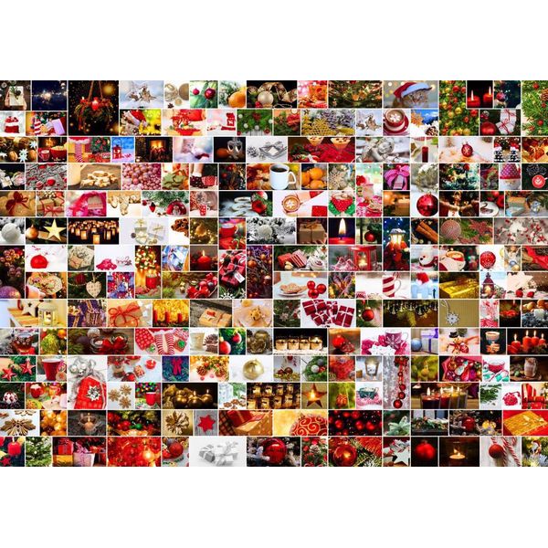 Grafika Puzzle Collage - Natale - 1500 Pezzi Jigsaw-image