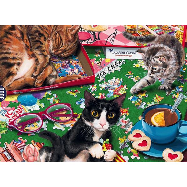 Bluebird Puzzle Gatto Puzzle 3000 Pezzi-image