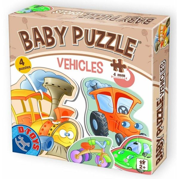 D-TOYS Puzzle Per Bambini 4In1 (2-4 Pezzi)-image