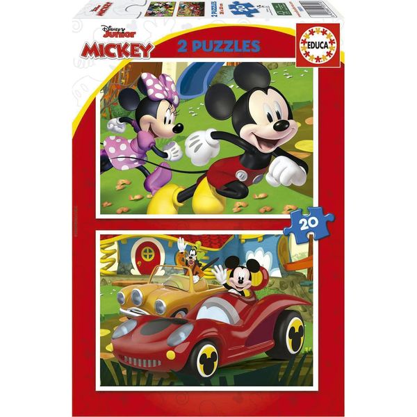 Educa Puzzle Topolino: Parco Divertimenti 2X20 Pezzi-image