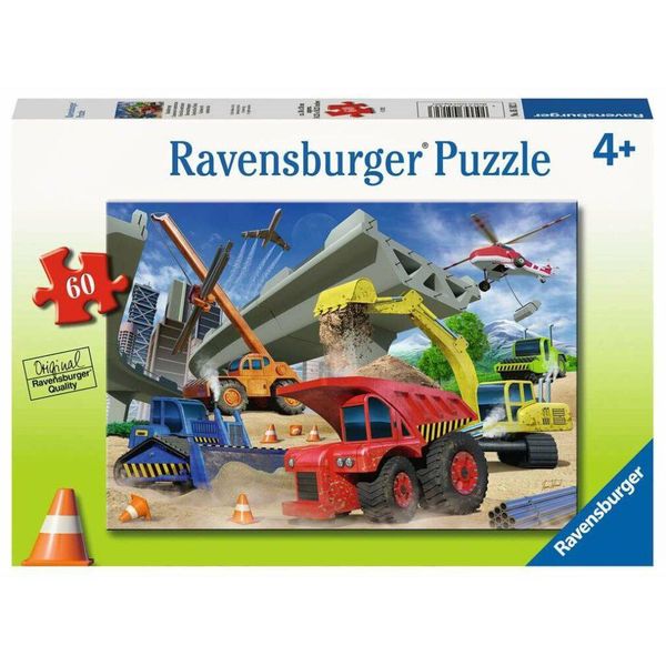 Ravensburger Puzzle Veicoli Da Costruzione 60 Pezzi-image