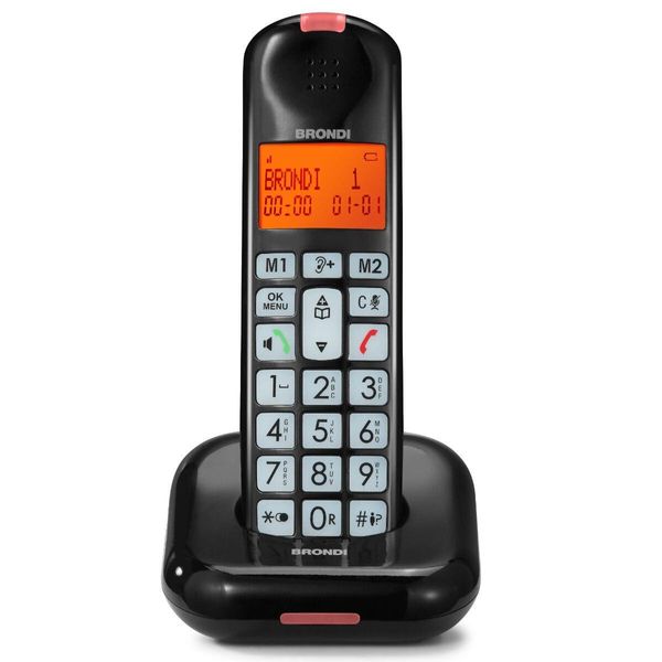 Brondi Bravo Moon Black Nero Brondi Bravo Moon Cordless Senior Tasti Grandi-image