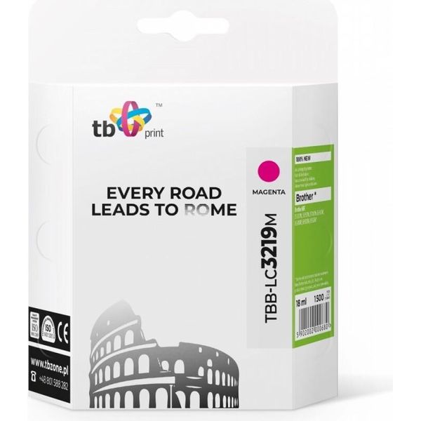 Cartuccia D'inchiostro Tb Print TBB-LC3219M 1 Pz. Compatibile Magenta-image