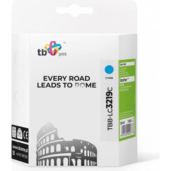Cartuccia D'inchiostro Tb Print TBB-LC3219C 1 Pz. Compatibile Ciano-image