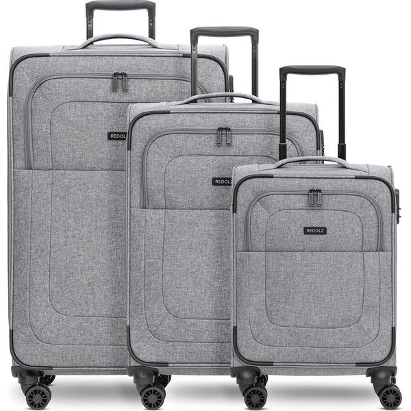 Redolz Carrello Essentials 12 Trolley-Set 3 -Pezzi Grey Grigio-image