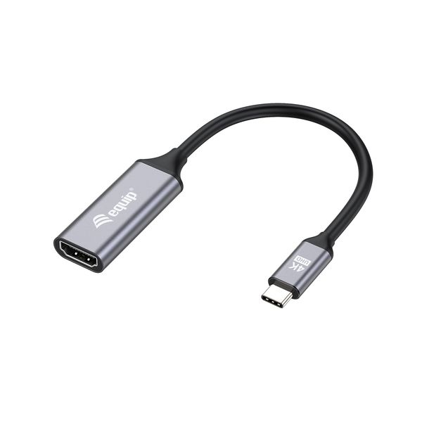 Equip 133491 Equip Adattatore USB-C -> Hdmi 2.0 4K60Hz 0,15M Gr-image