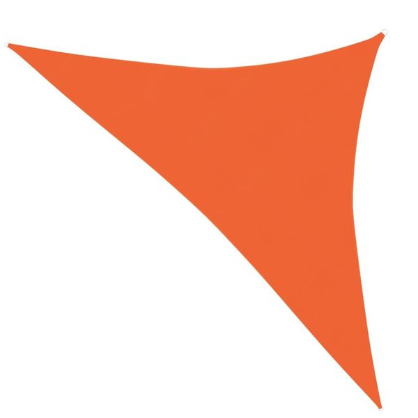 The Living Store Tenda Da Sole 160 G/M² Arancione 3X3X4,2 M Hdpe-image