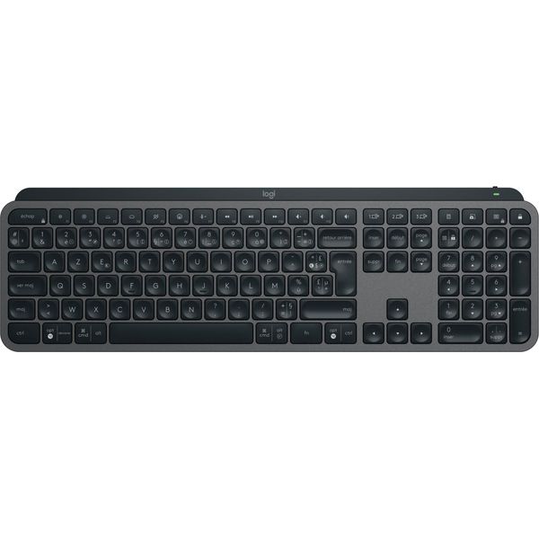 Logitech Mx Keys S - Dimensioni Complete (100%) - Rf Wireless + Bluetooth - Interruttore A Forbice - Azerty - Led - Grafite-image
