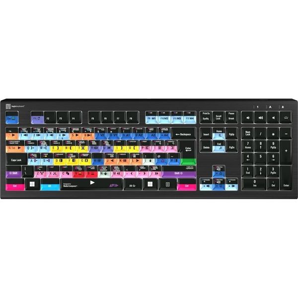 Logickeyboard Avid Media Composer Astra 2 Pro Uk Pc (LKB-MCOMP-A2PC-UK)-image