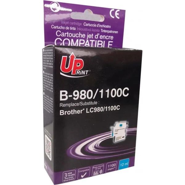 Stampante A Getto D'inchiostro Brother Uprint LC980/1100, Ciano-image
