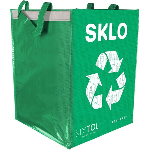 Sixtol Sacco Per Rifiuti Differenziati Sort Easy Glass, 30X30X40Cm, 36L-image