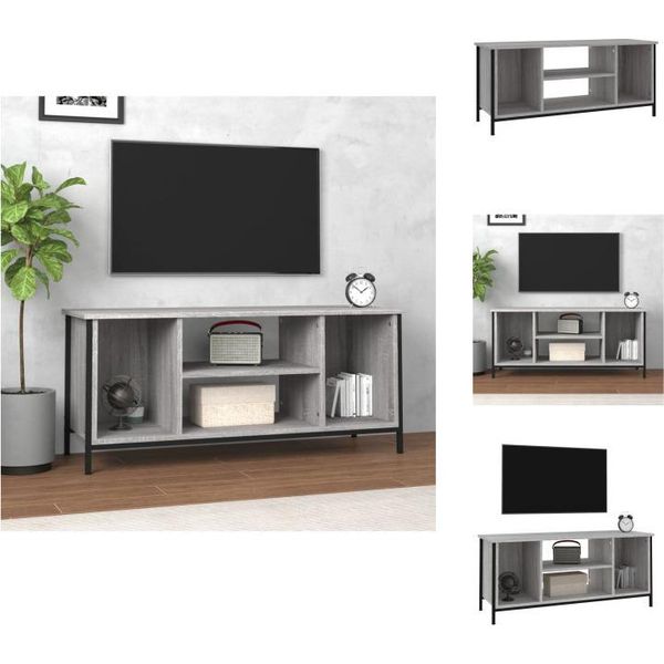 Vidaxl Mobile Tv Grigio Sonoma 102X35X45 Cm In Legno - Mobili Tv-image