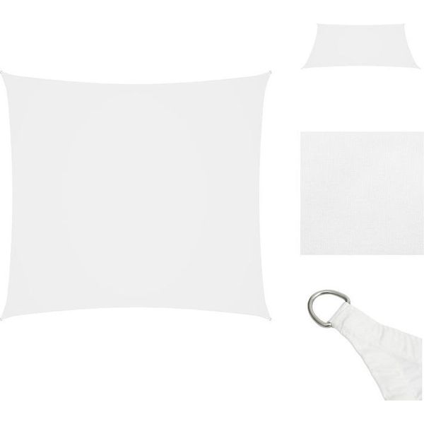 Vidaxl Tenda Da Sole In Tessuto Oxford Quadrato 3,6X3,6 M Bianco - Ombrelloni E Tende Da Sole-image