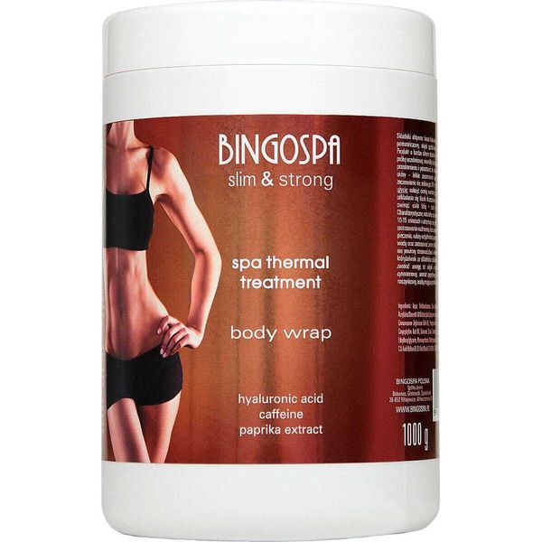 Bingospa Trattamento Termale Con Acido Ialuronico, Caffeina E Aroma Di Paprika Slim&Strong, 1000G-image