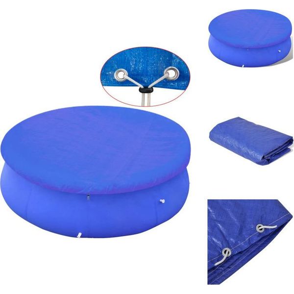 Copertura Per Piscine Fuori Terra Rotonde Da 360-367 Cm - Coperture E Sottofondi Per Piscine-image