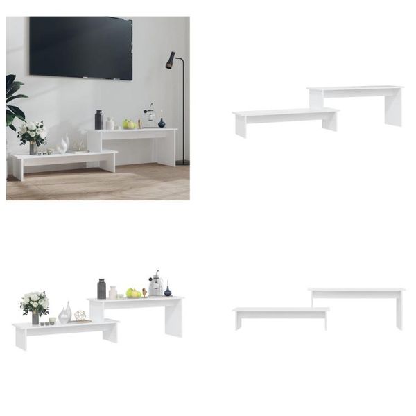 Vidaxl Mobile Tv Bianco 180X30X43 Cm In Legno - Mobile Tv - Mobile Tv - Mobile Hifi - Mobile Hifi-image