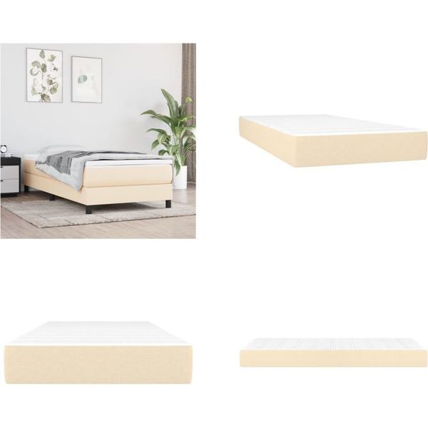 Vidaxl Materasso A Molle Insacchettate Crema 80X200X20 Cm - Materasso A Molle Insacchettate - Materassi A Molle Insacchettate - Materasso - Mobili Per La Camera Da Letto-image