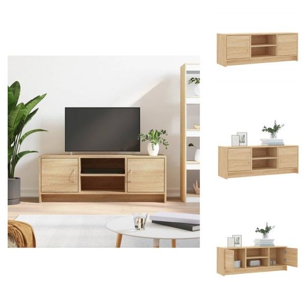 Mobile Tv Vidaxl Rovere Sonoma 102X30X37,5 Cm Materiale A Base Di Legno - Mobili Tv-image