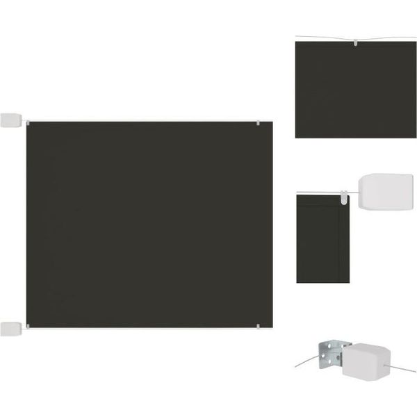 Vidaxl Tenda Verticale Antracite 180X1000 Cm Tessuto Oxford - Ombrelloni E Tende Da Sole-image