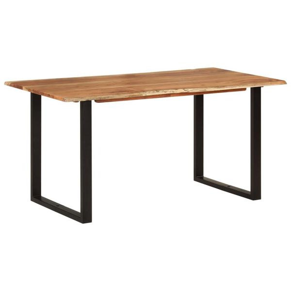 Syfax™ Tavolo Da Pranzo 154X80X76 Cm In Legno Massello Di Acacia-image