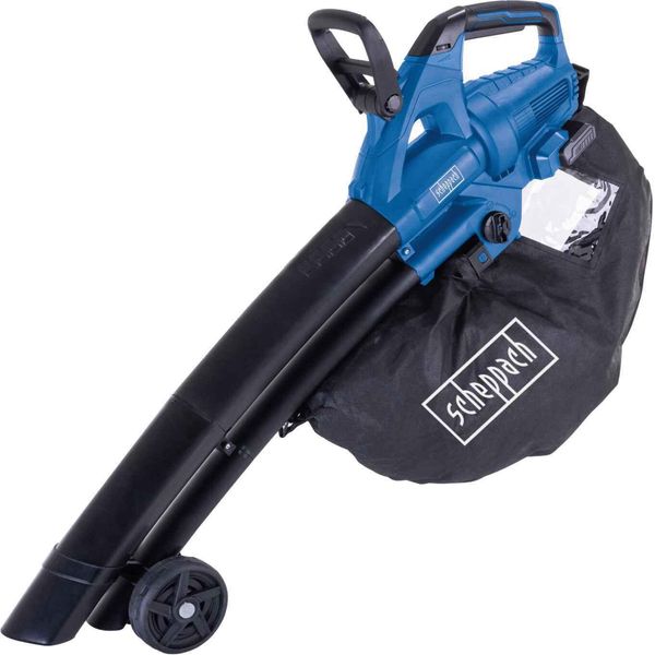 Aspiratore / Soffiatore Di Foglie A Batteria 4In1 Scheppach BC-BLV720-X | 210 Km/H | 720 M3/H | 20V Ixes | Motore Brushless | 9000 - 14.000 Min-1 | Sacco Di Raccolta Da 45 L-image